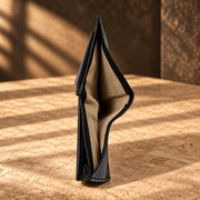 CRAFT black multi-card flip-id bifold wallet, side and banknote compartment